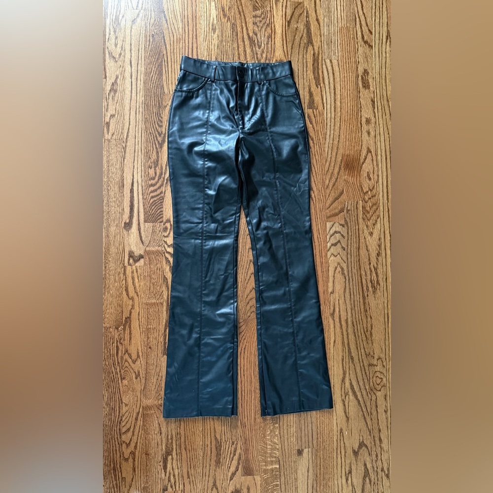 Zara Black Boot Cut Flare Pants